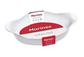 Assadeira Oval Branca Marinex Opaline de 1L (6559/32)