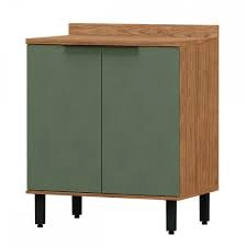 Balcão 080 Toscana Freijó/Jade 100% MDF (BTO02) MX MÓVEIS 