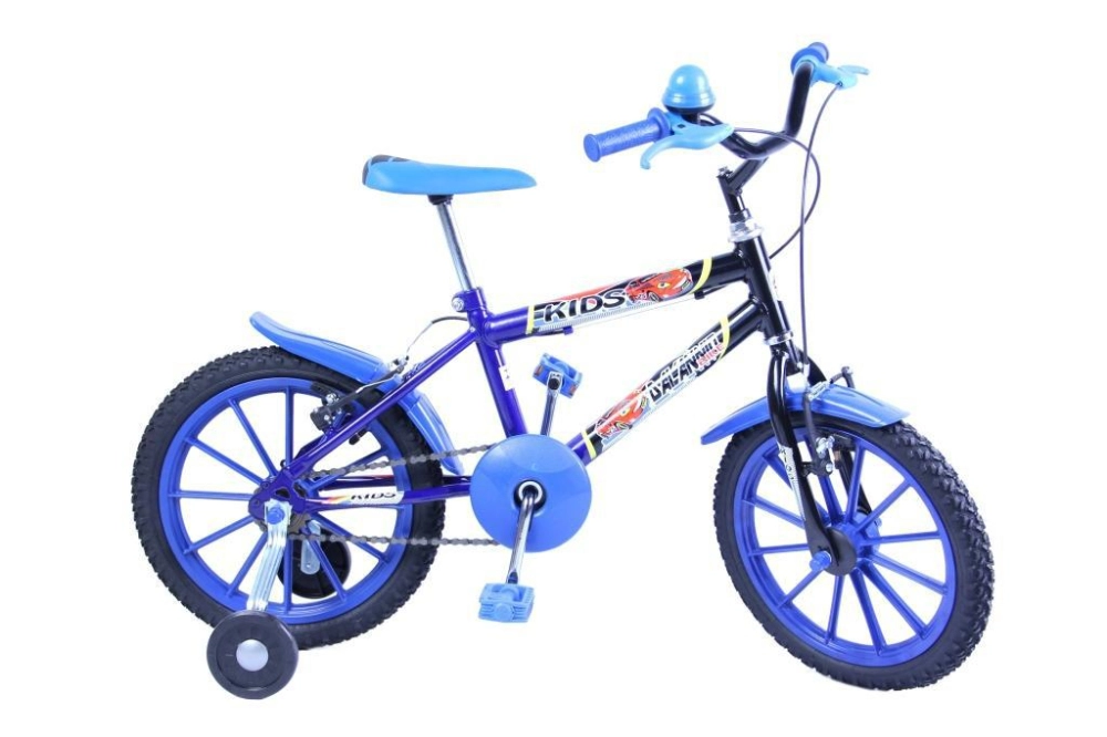Bicicleta Masculino A16 Azul/Preto Kids (0964) Dalannio Bike
