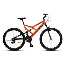 Bicicleta A26 Dupla Suspensão 21M 36R Laranja Neon GPS (148.12) Colli