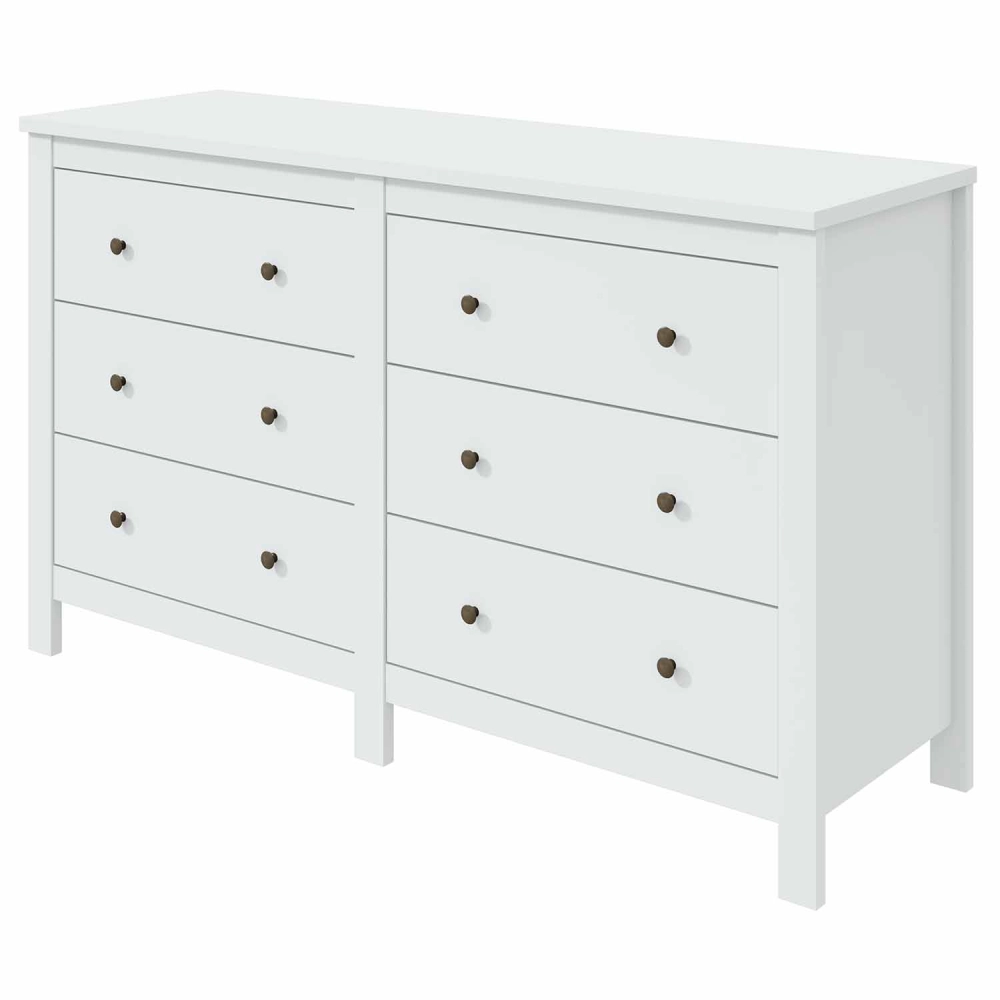 Cômoda 6Gavetas Maggiore Branco LOPAS 