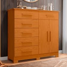 Cômoda Sapateira 6Gav 2P Xangai Cinamomo ALBATROZ (290) 