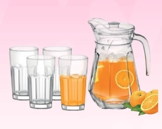 Conj Refresco 5Pc Classic (Jar016/2)  JVL 