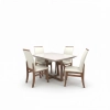 Conjunto de Mesa 120 Galles com 04 Cadeiras Veneza TRADIÇÃO  