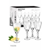 Conjunto de Taça 6Pçs Vidro Safira TAC015 JVL  