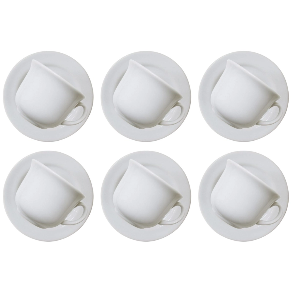 Conjunto de Xicaras Oxford 12 peças Branco (Ref.5029) 