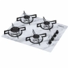 Cooktop 4B Ultra Chama Vidro Mármore Branco (785) CHAMALUX