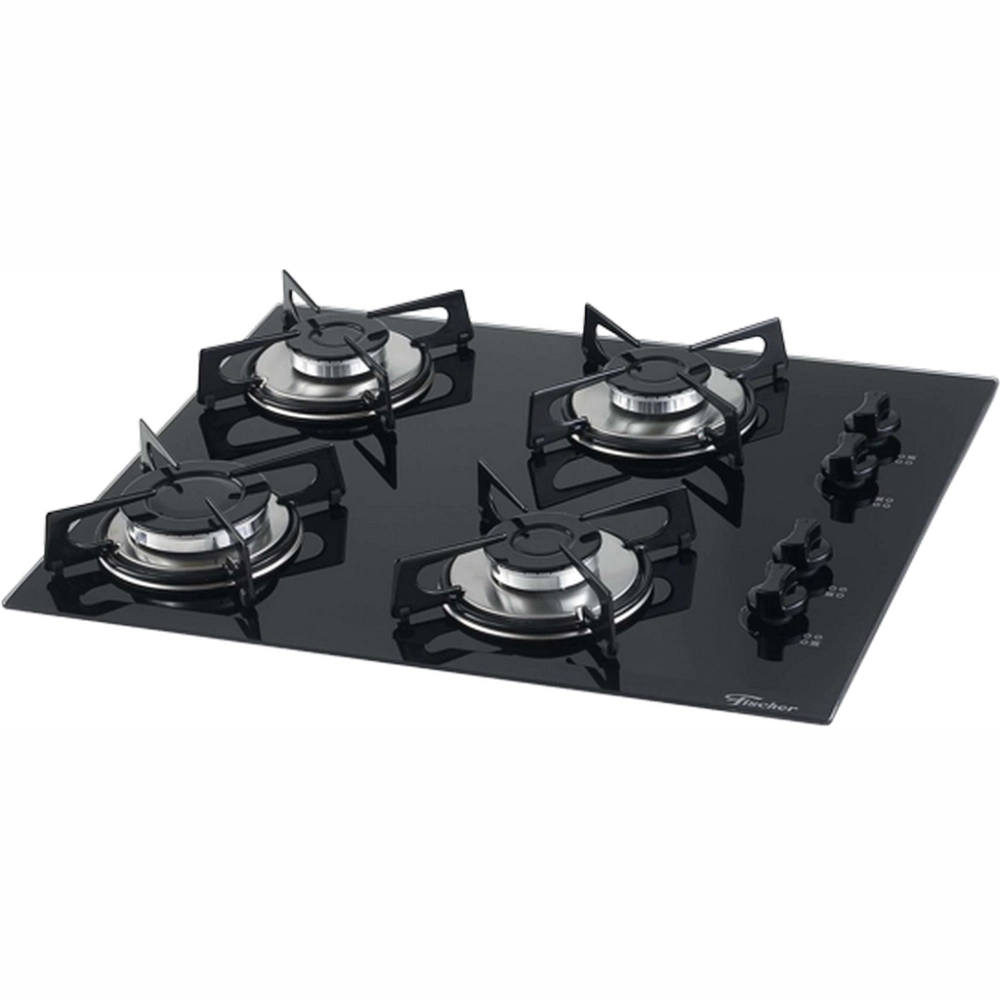 Cooktop Fischer 4 Bocas Vidro Preto (1519-5713)  