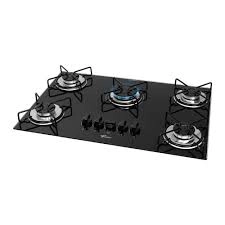Cooktop 5Bocas Fit Line Vidro Preto Aramado (36360-102676) FISCHER