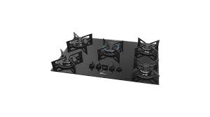 Cooktop 5Bocas Fit Line Vidro Preto Iron (36325-102672) FISCHER