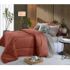 Edredom Queen 235X260cm Lugano Merlot HEDRONS 