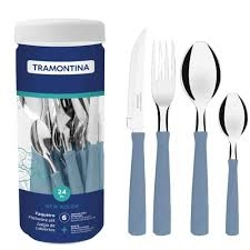 Faqueiro Tramontina New Kolor 24 peças Azul (23198/693)