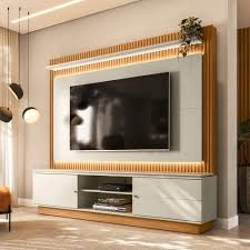 Home Guararapes Nature/Off White com Led LINEA BRASIL 