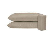 Jogo de Cama Queen 3Pçs Malha Fine Taupe EDROMANIA