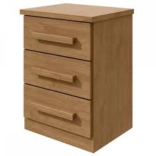 Mesa de Cabeceira 3Gav Baião Amêndoa Clean LOPAS