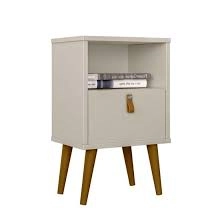 Mesa de Cabeceira Buzios Off White LINEA BRASIL 