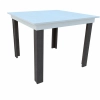  Mesa Plus 90 x 90cm Castanho/Moscato SEA MÓVEIS