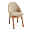 Poltrona Grécia Mel/Bege(TEC057) MADETAL 