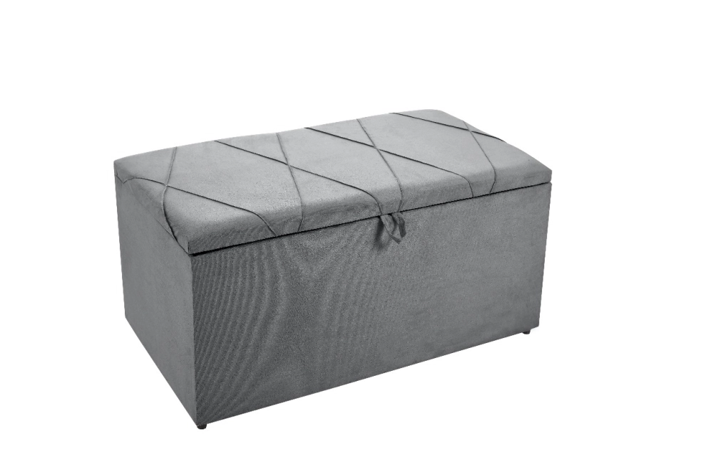 Recamier Bau 140 Bréscia 080-CXB Cinza (TEC 2131) Dsoll 