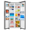 Refrigerador 2P 442L Side By Side Inverter Frost Free Inox MDRS598FGA MIDEA