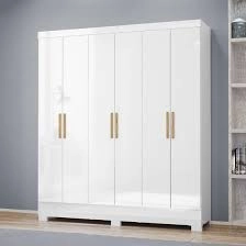 Roupeiro 6P Gliese RG140 Branco Mx Móveis