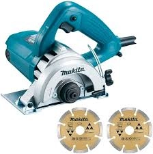 Serra Mármore 1300w com 2 Discos Azul (4100NH3ZX2) MAKITA 