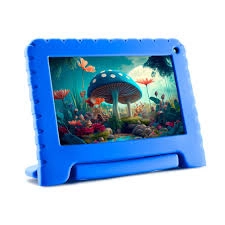 Tablet 7" Kid Pad 64GB Quad Core Azul (NB410) MULTILASER