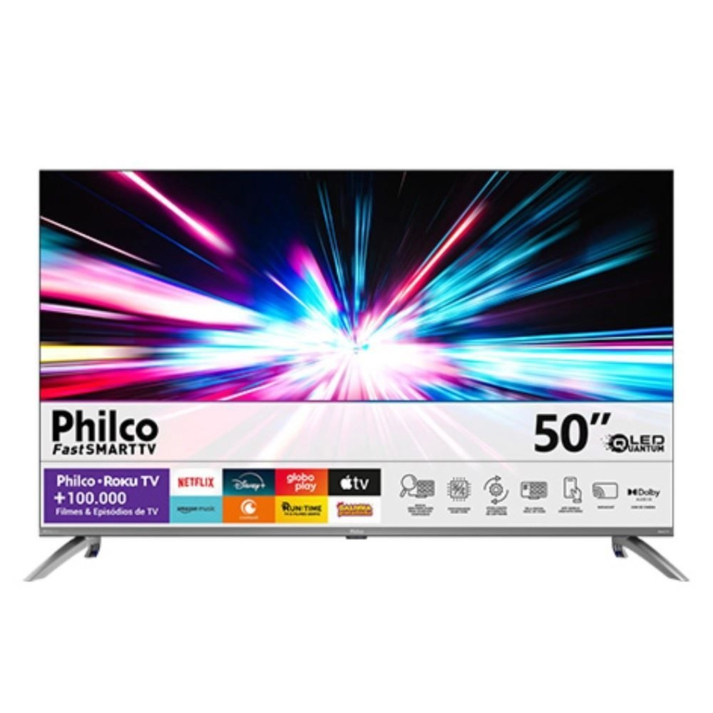 TV 50" Qled Smart 4K Roku P50CRA 099503054 PHILCO
